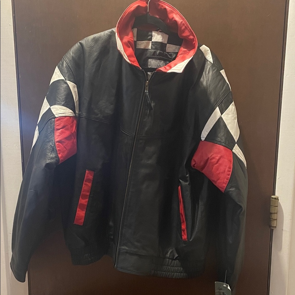 Burn Bay men’s leather jacket XXL